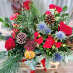Christmas Crate of Flowers