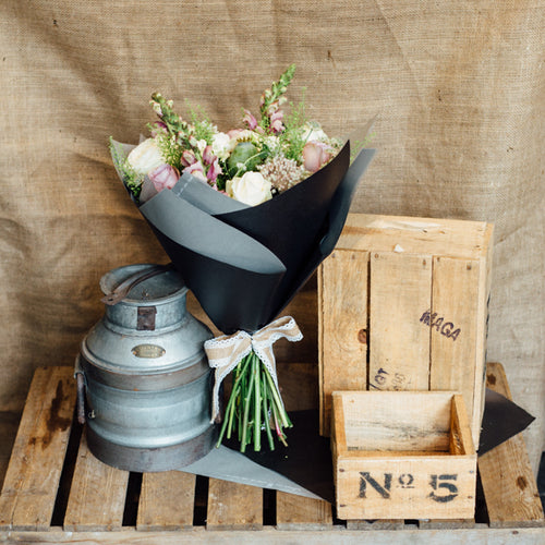 Hand Tied Bouquet - In Gift Wrap