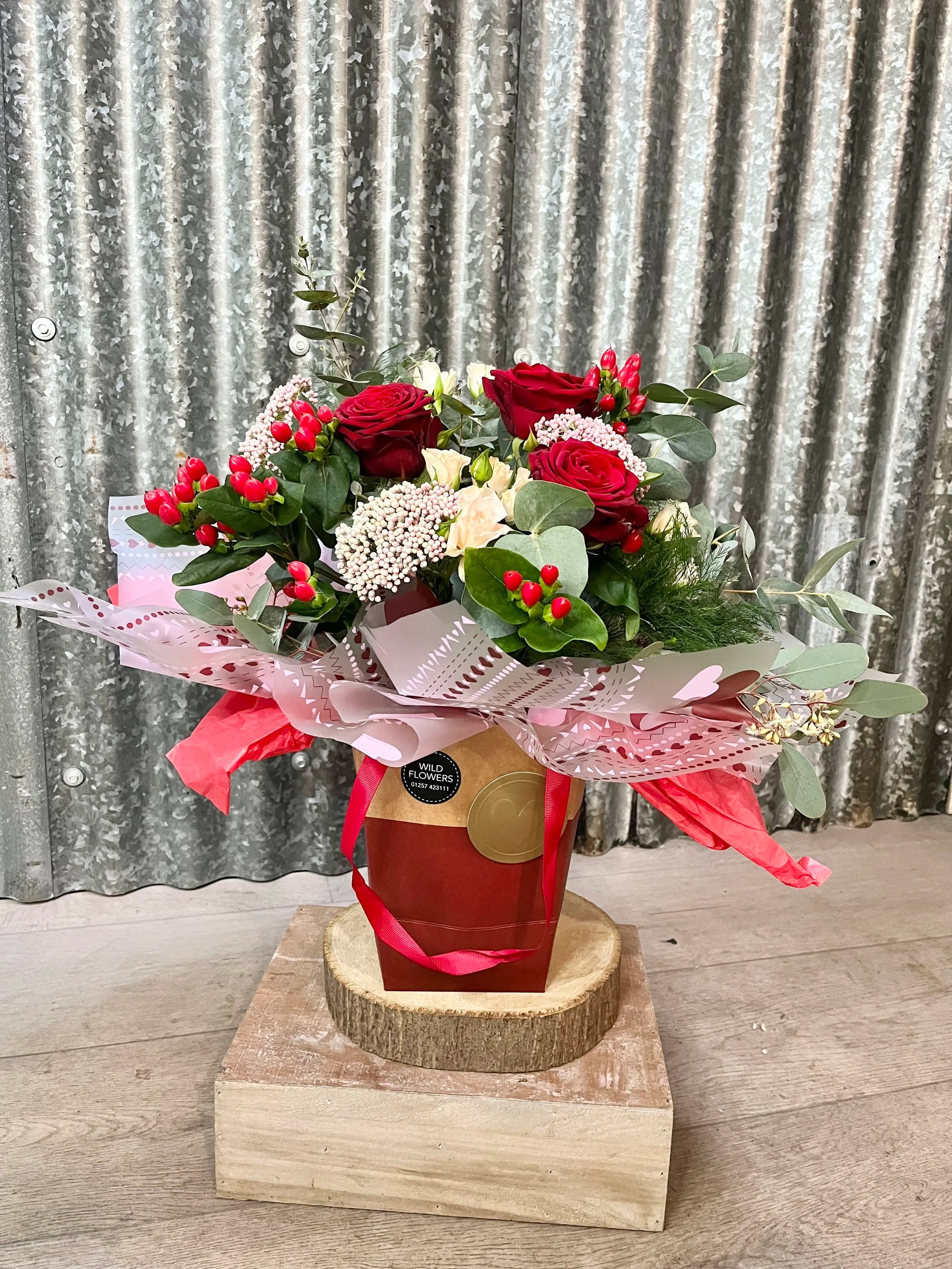 Wild About You - Flowers in a Gift Bag