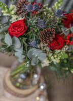 Christmas Flowers in a Vase