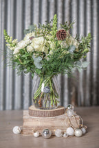 Christmas Flowers in a Vase