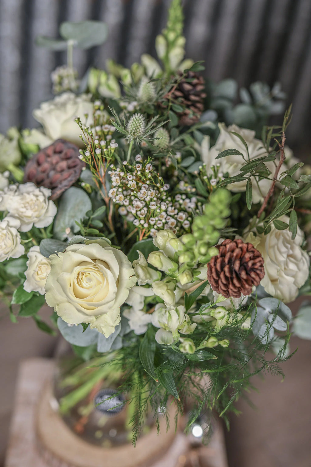 Christmas Flowers in a Vase