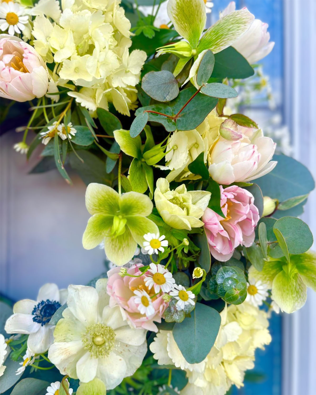 Handmade Spring Door Wreath