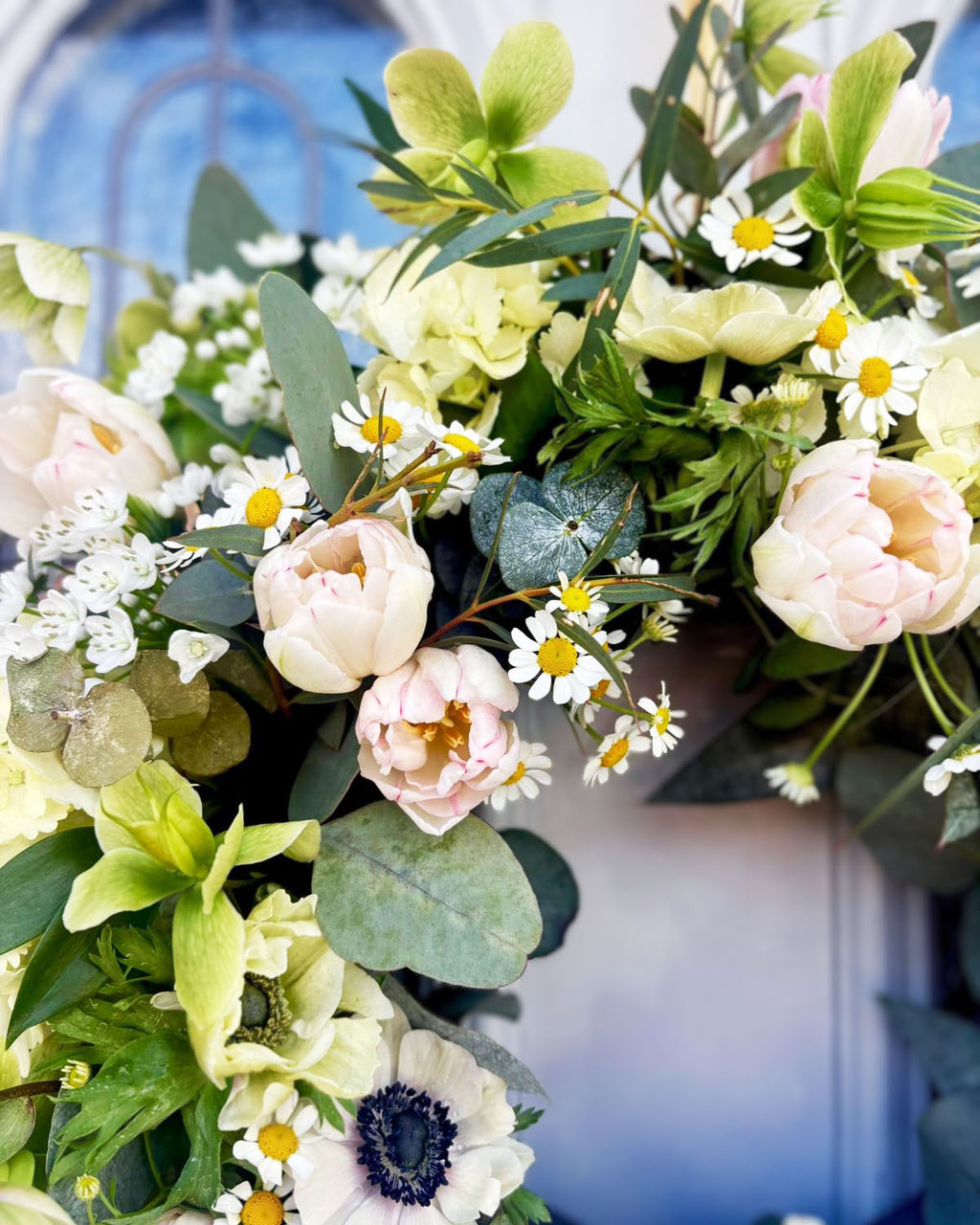 Handmade Spring Door Wreath