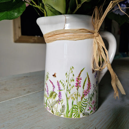 Spring Favourites in Wild Flowers Jug