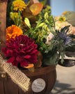 The Autumn Harvest Basket of Flowers