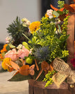 The Autumn Harvest Basket of Flowers