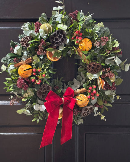 Traditional Luxury Hand-made Christmas Wreath
