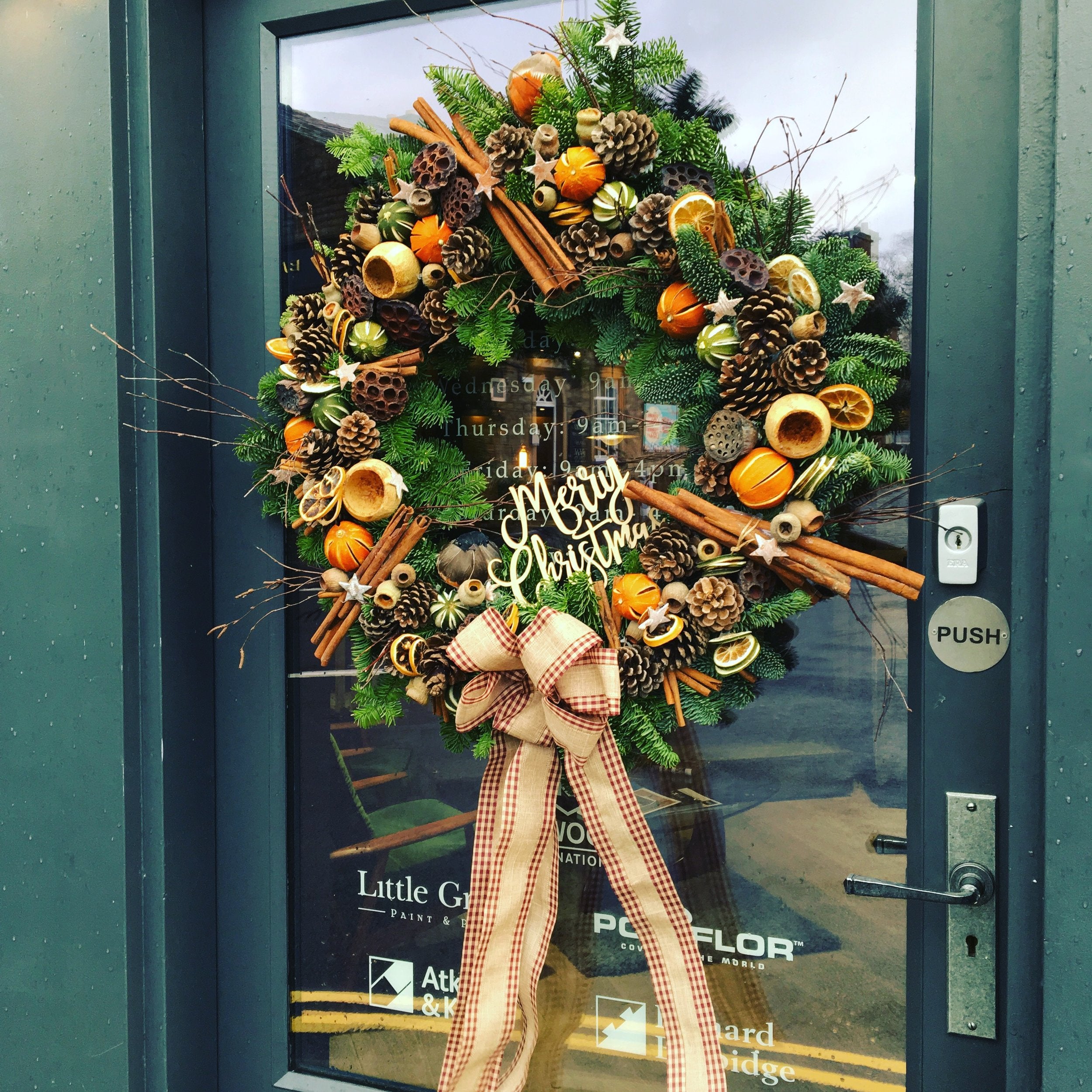 Luxury Fresh hand made Christmas Wreath
