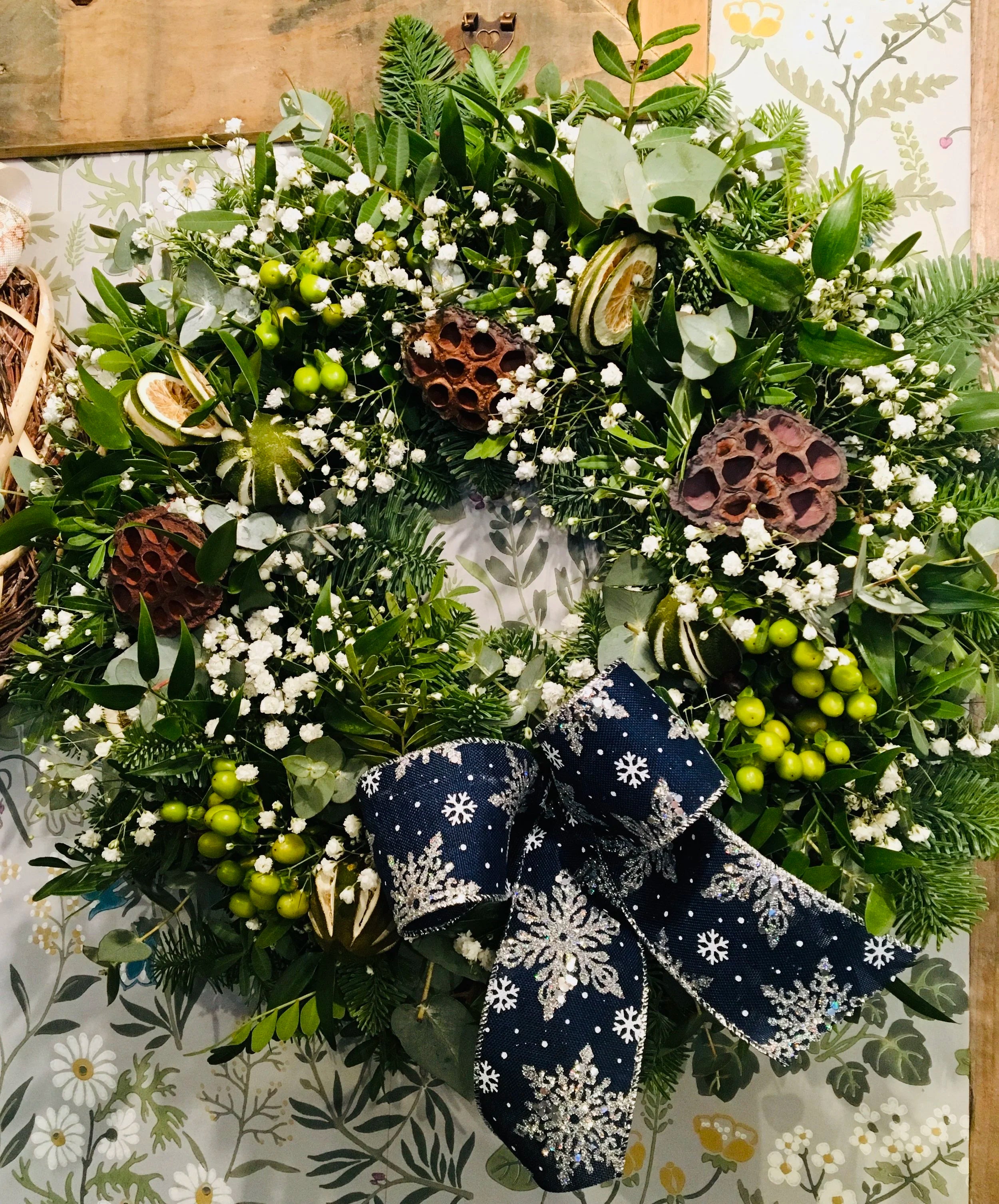 Luxury Fresh hand made Christmas Wreath
