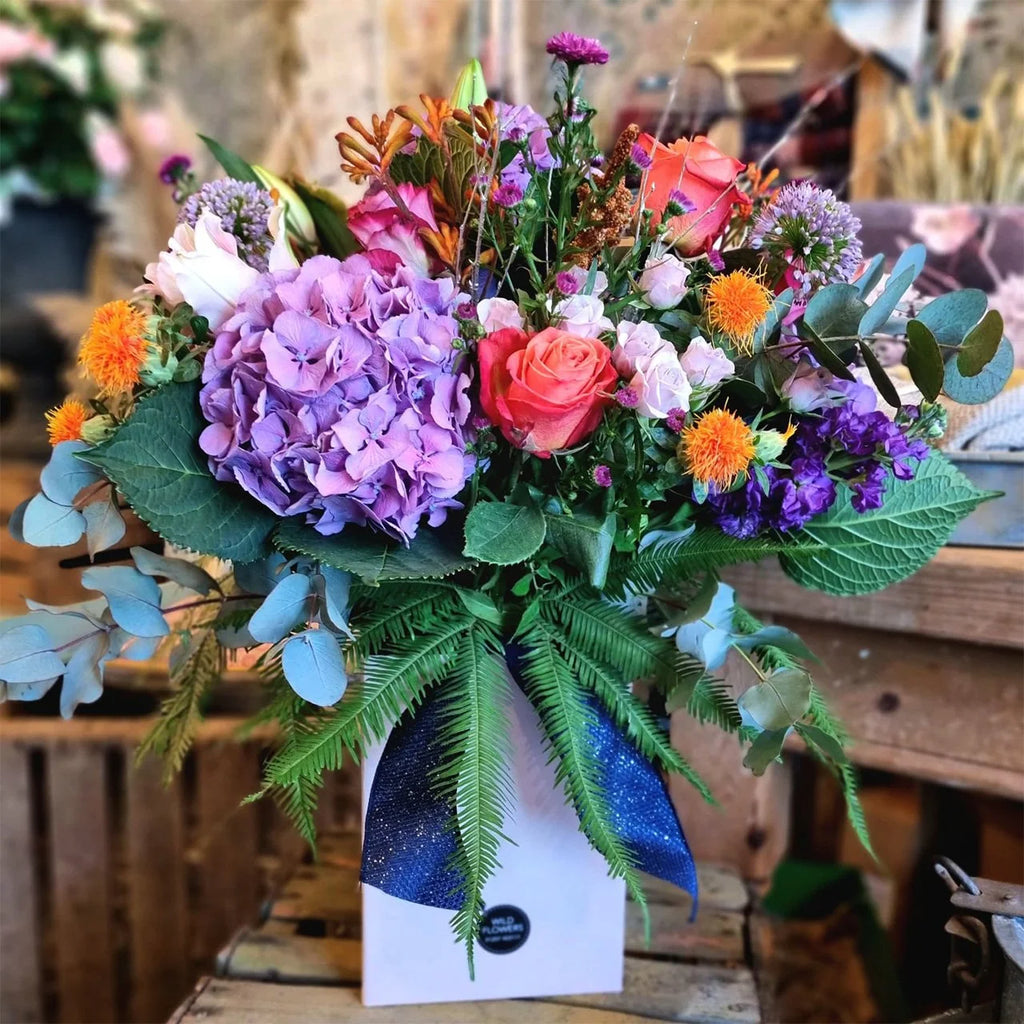 Flowers in a Gift Bag or Box